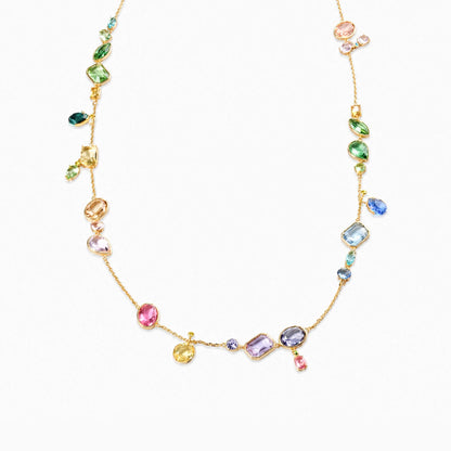 Aurora Cascade Long Necklace