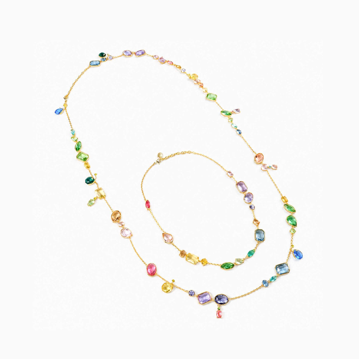 Aurora Cascade Long Necklace
