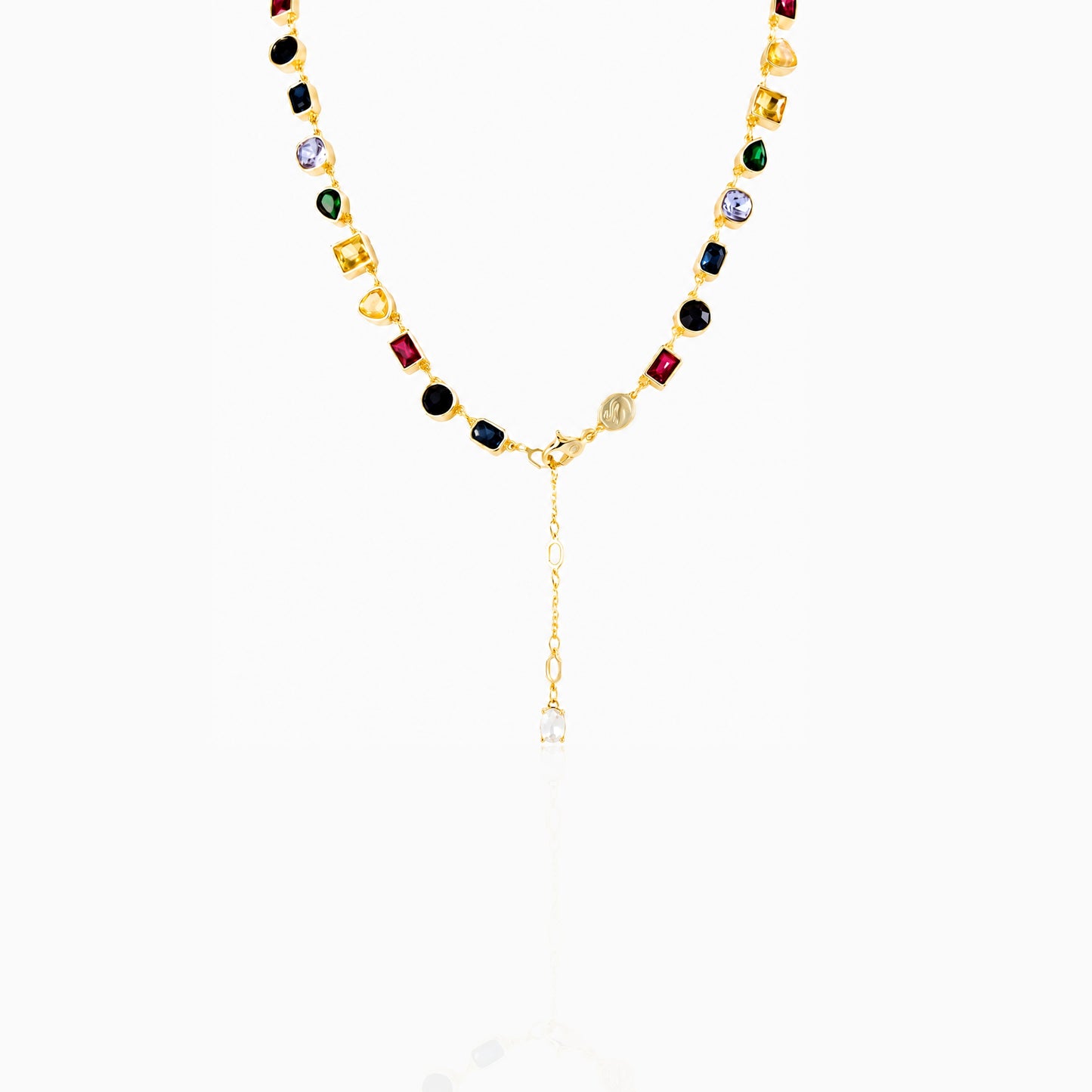 Geometric Collage Necklace