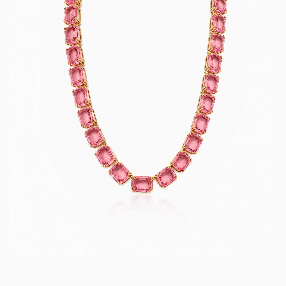 Blush Rectangle Necklace
