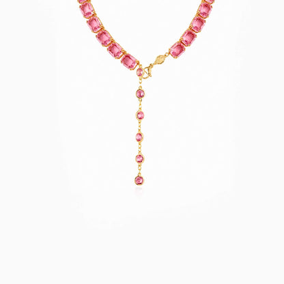 Blush Rectangle Necklace