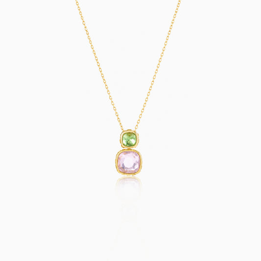 Reversilble Gem Duo Necklace