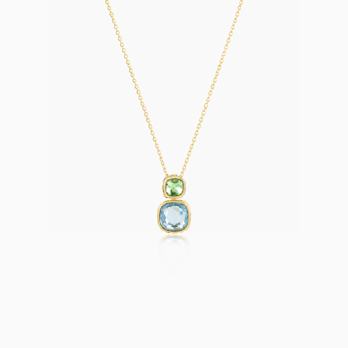 Reversible Gem Duo Necklace