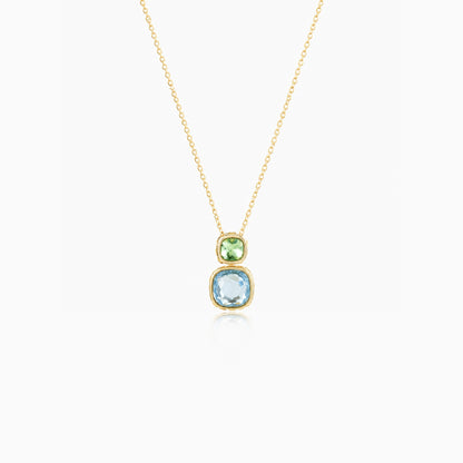 Reversilble Gem Duo Necklace