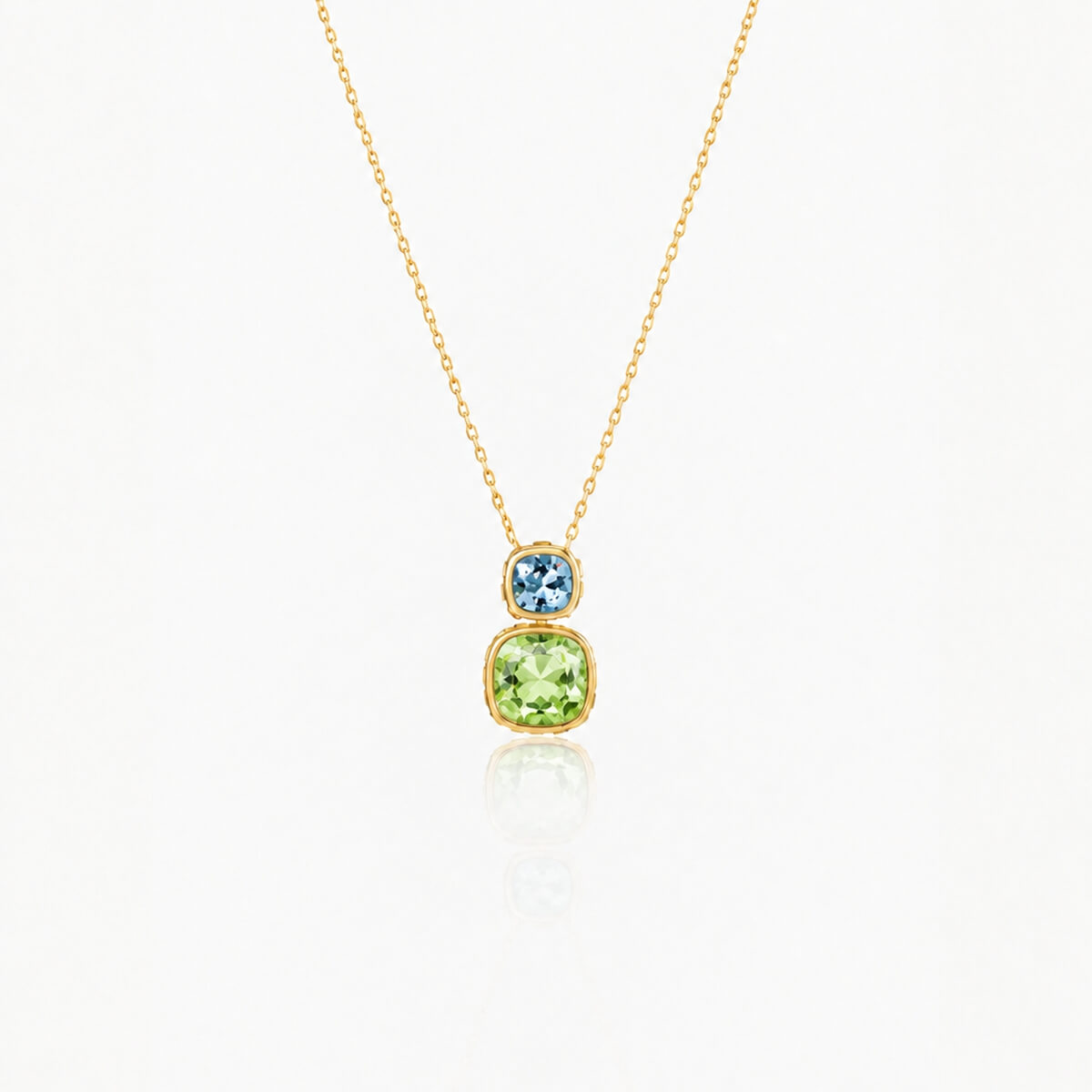 Reversible Gem Duo Necklace