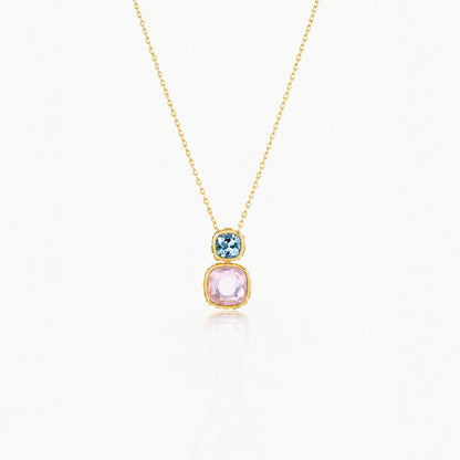 Reversible Gem Duo Necklace