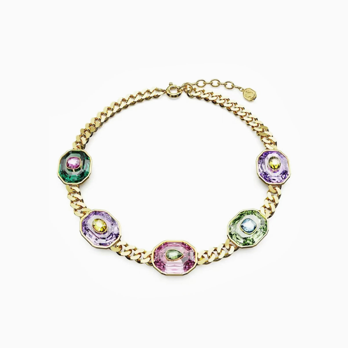 Color Inlay Necklace