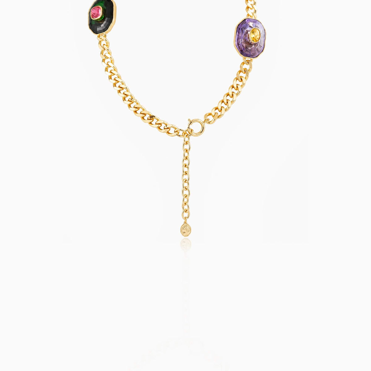 Color Inlay Necklace