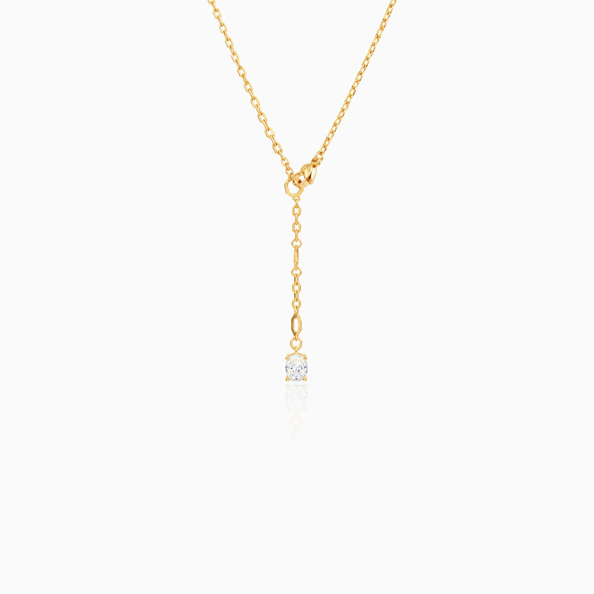 Color Inlay Pendant Necklace