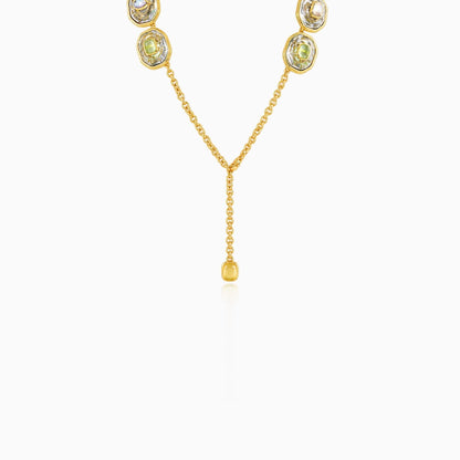Crystal Inlay Necklace