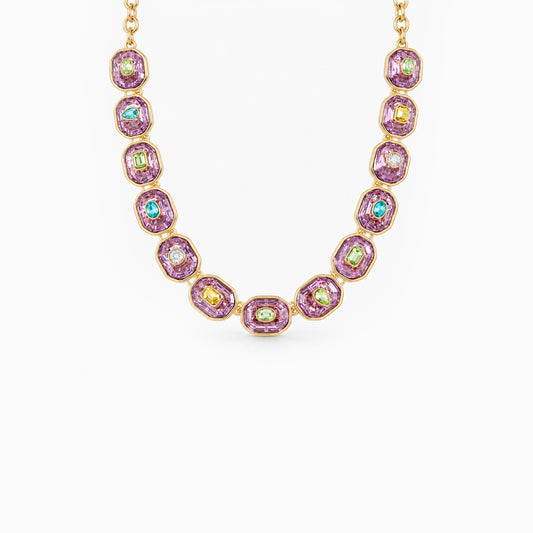 Petite Color Inlay Necklace