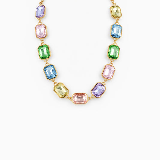 Facet Link Necklace