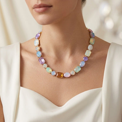 Color Prism Mosaic Necklace