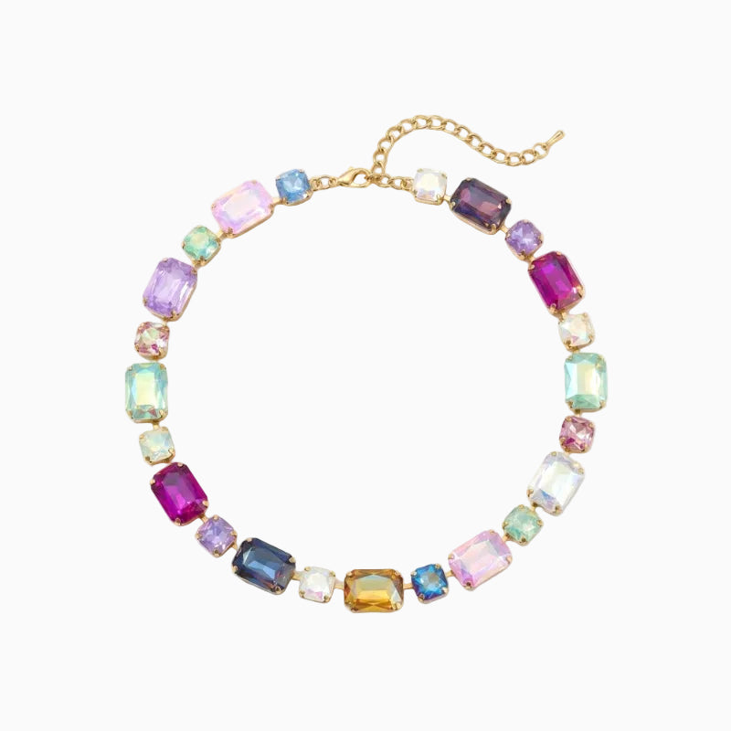 Color Prism Mosaic Necklace