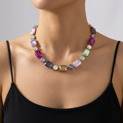 Color Prism Mosaic Necklace