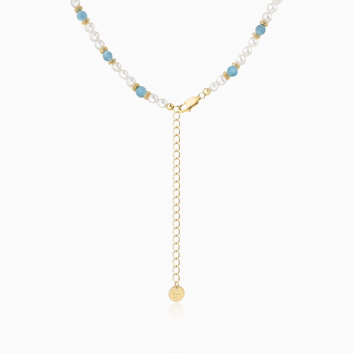 Larimar Blossom Pendant Necklace