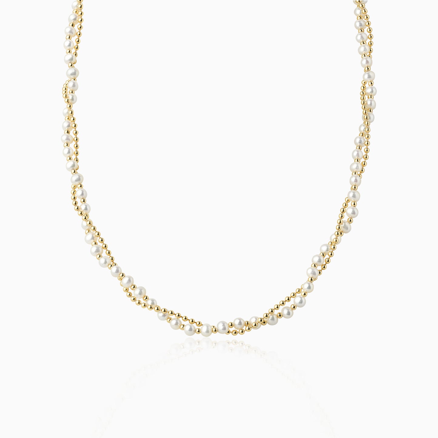Double-Layer Pearls Necklace