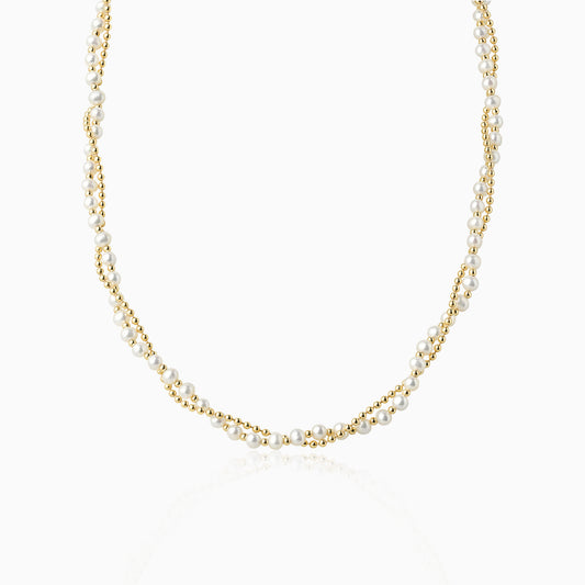 Double-Layer Pearls Necklace