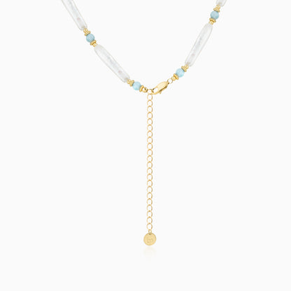 Elongated Baroque Necklace