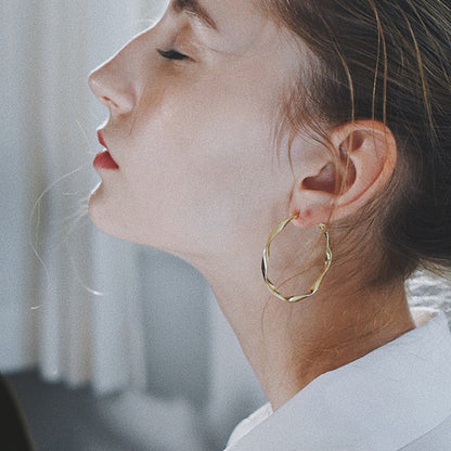 Irregular Hoop Earrings