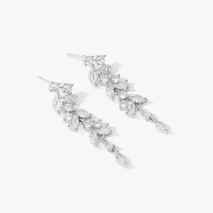 Cluster Drop Earrings