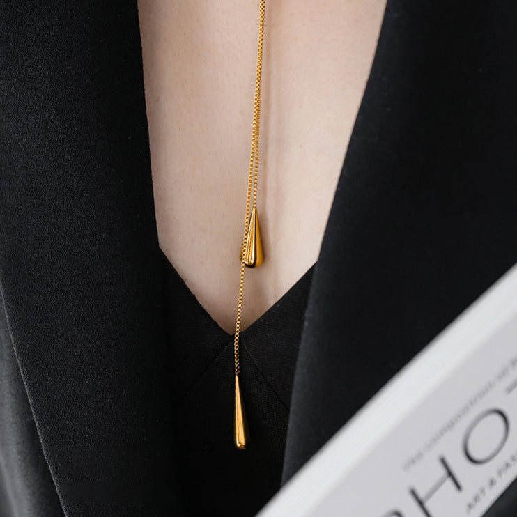 Drop-Shaped Non-irritating Necklace