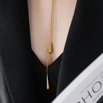 Drop-Shaped Non-irritating Necklace