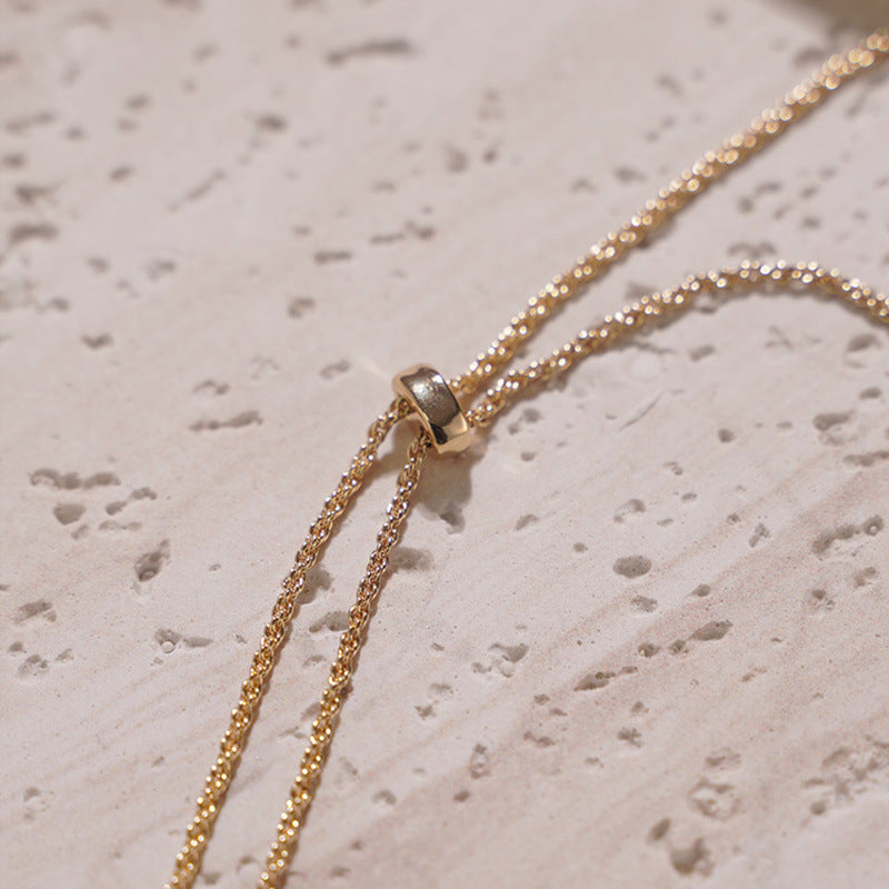 Simple Style Gold Plated Necklace