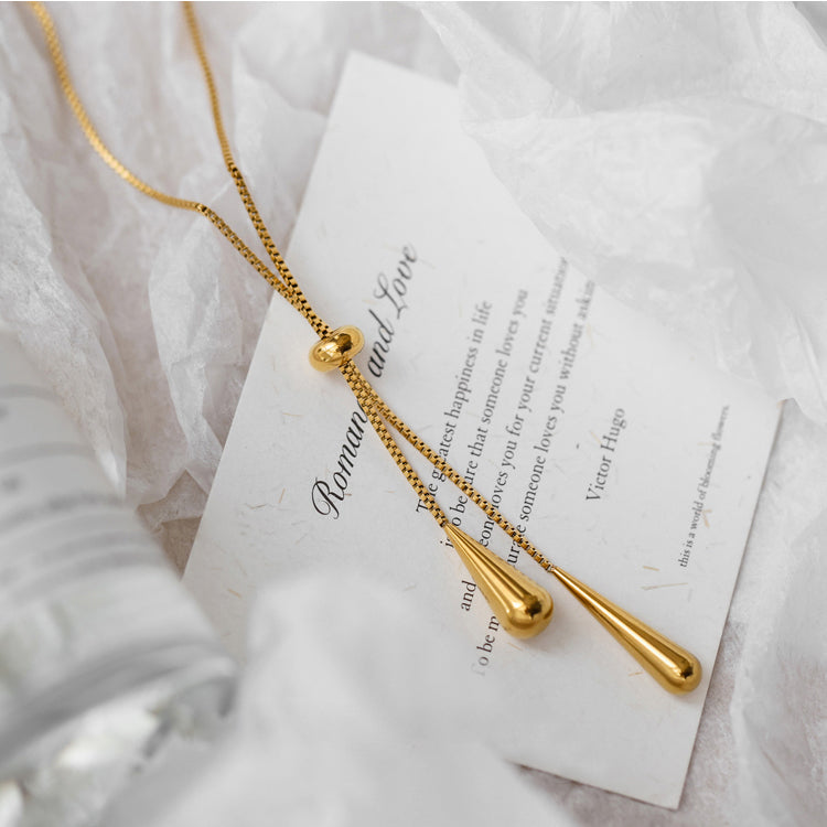 Drop-Shaped Non-irritating Necklace