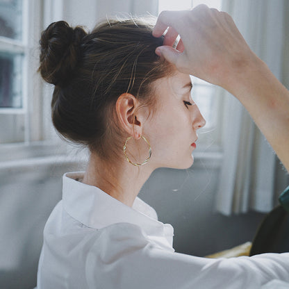 Irregular Hoop Earrings