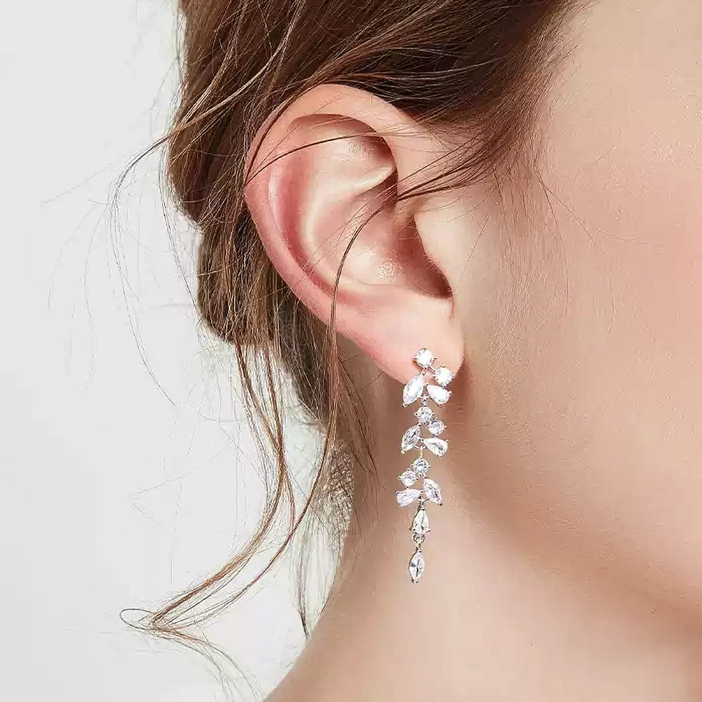 Cluster Drop Earrings