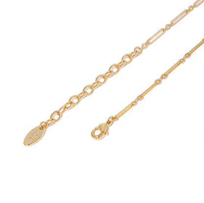 Square Zircon Gold Plated Pendant