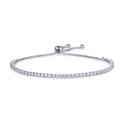 Gold Plated Inlaid Zirconia Bracelet