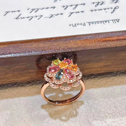 Enchanted Oceanic Tourmaline Ring
