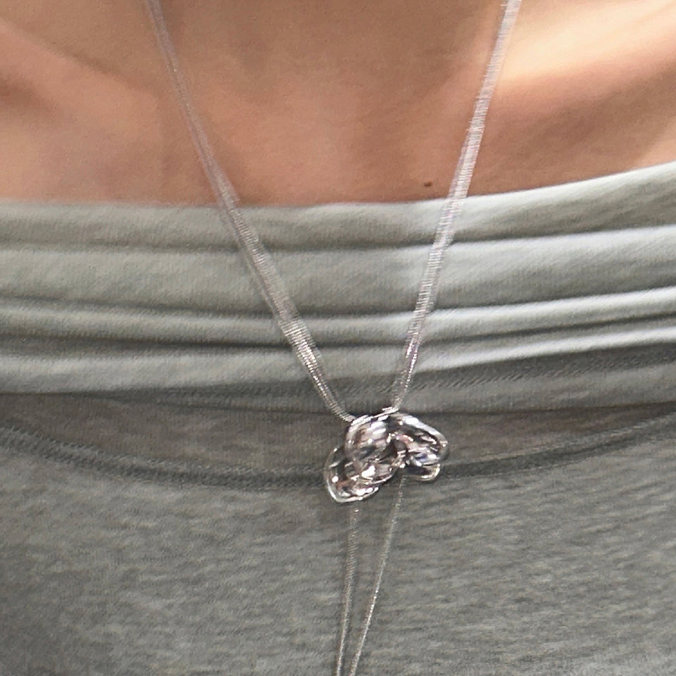 Double-Layer Platinum Plated Necklace