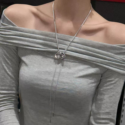 Double-Layer Platinum Plated Necklace