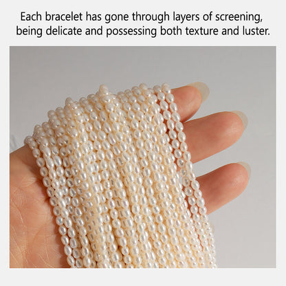 S925 Natural Pearl Gold Plated Bracelet