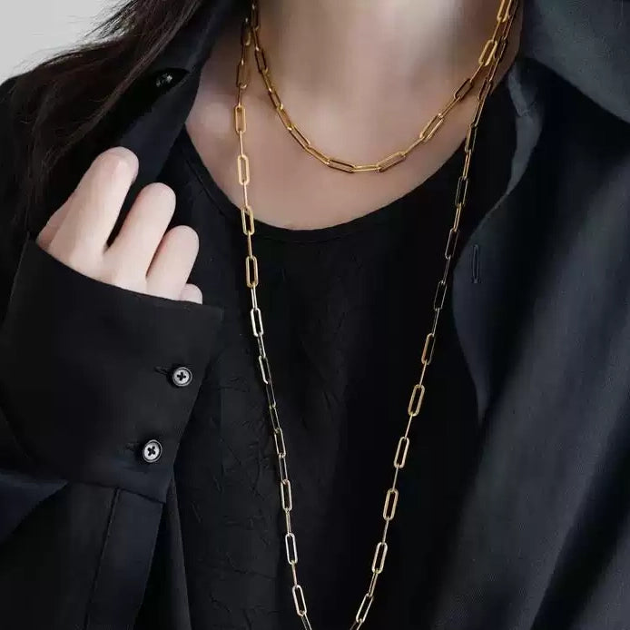 Paperclip Chain Necklace