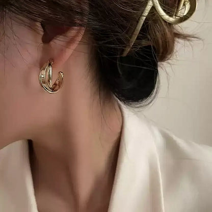 Twisted Hoop Earrings