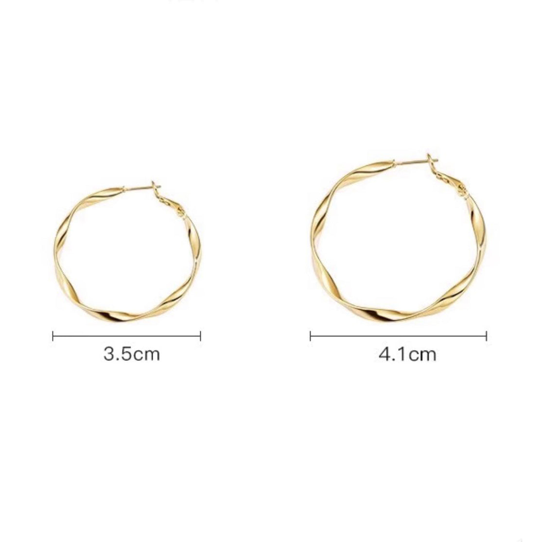 Irregular Hoop Earrings