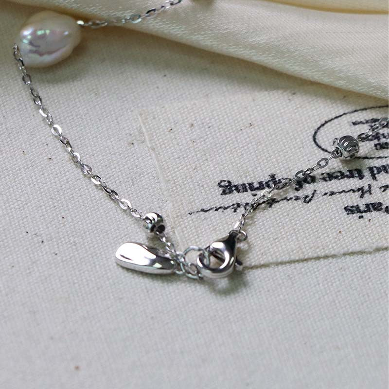 Luxury S925 Baroque Pearl Necklace