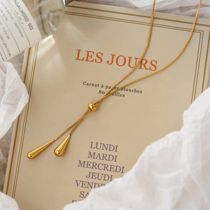 Drop-Shaped Non-irritating Necklace