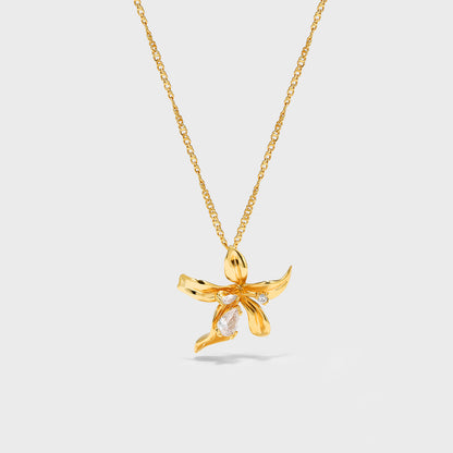 Minimal Blossom Necklace