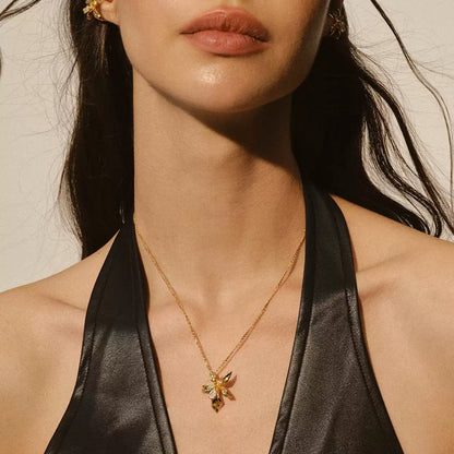 Minimal Blossom Necklace