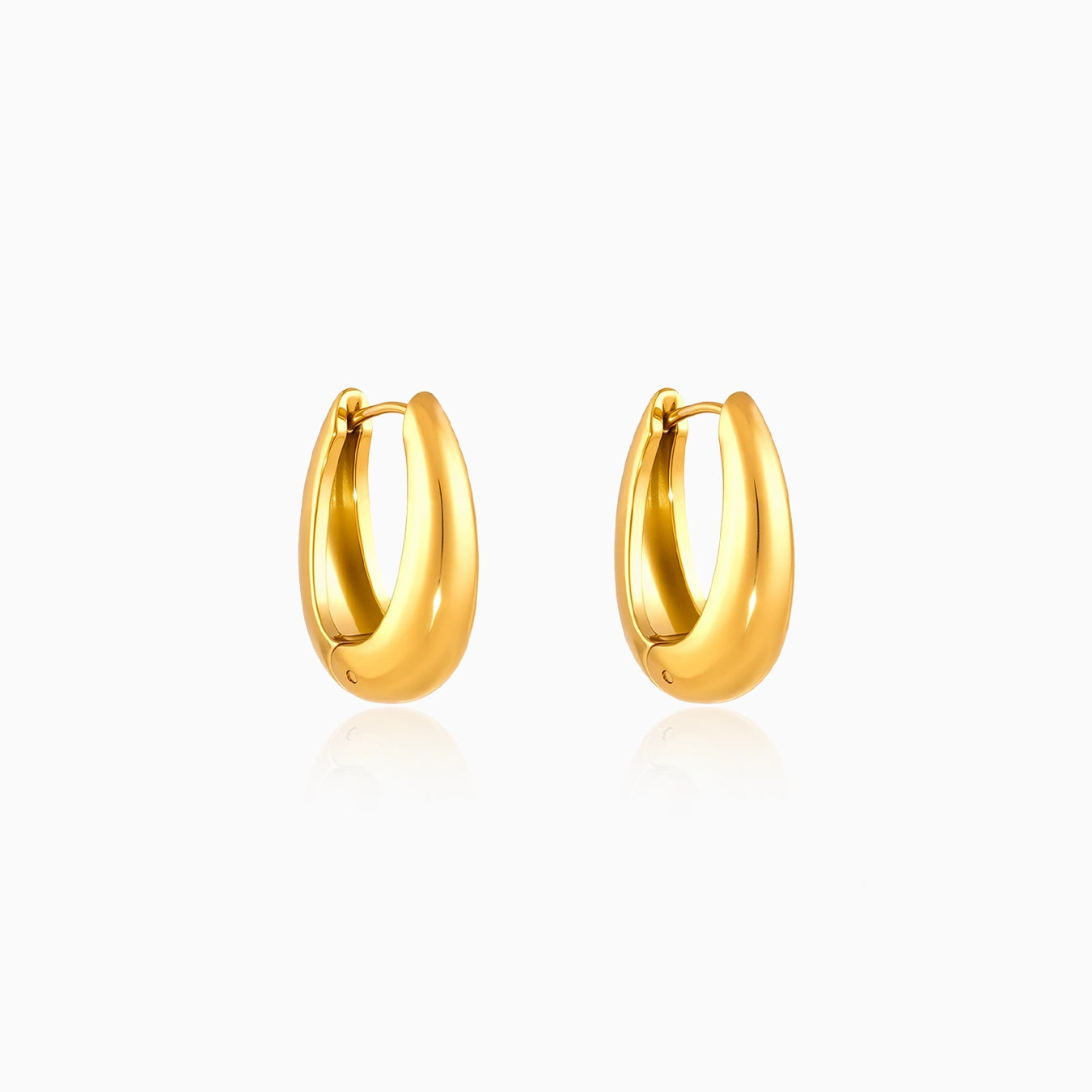 U-Shaped Plain Earrings