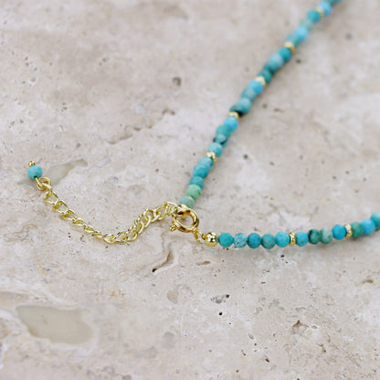 Turquoise Gold Plated Necklace