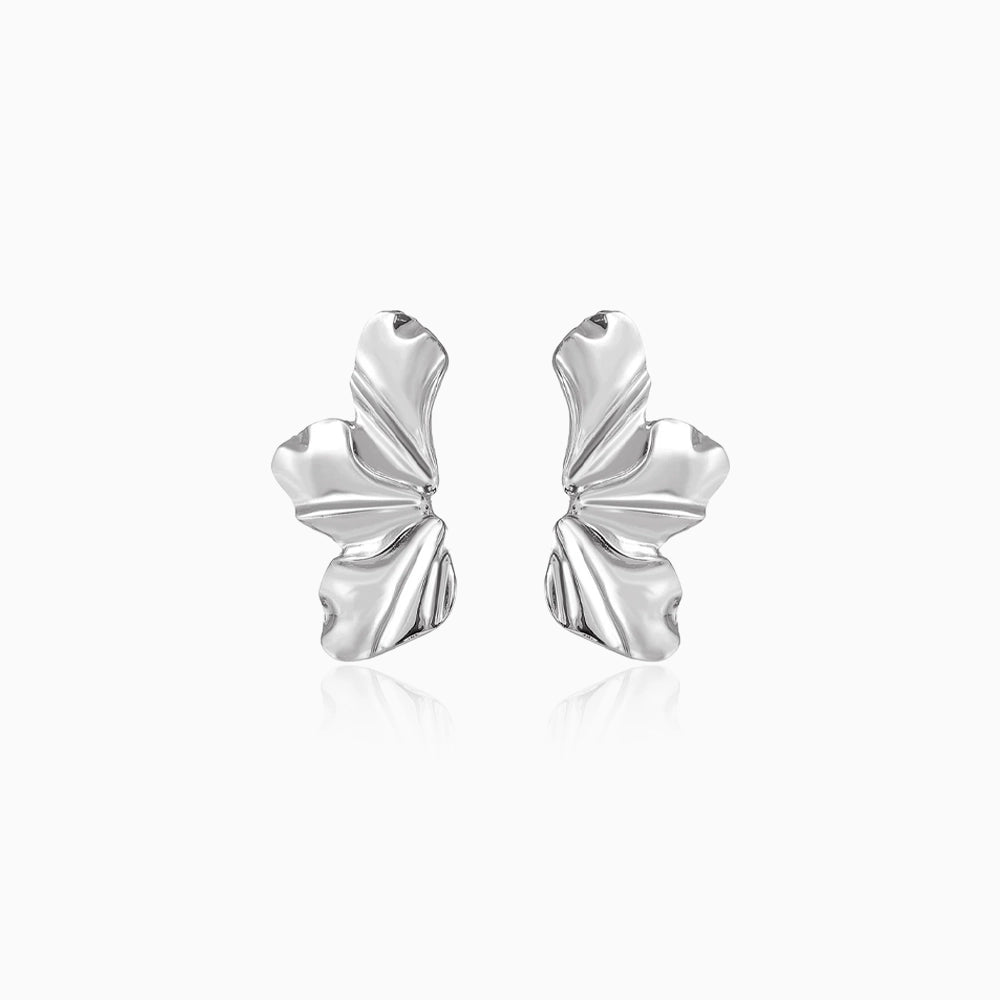 Irregular Floral Statement Earrings