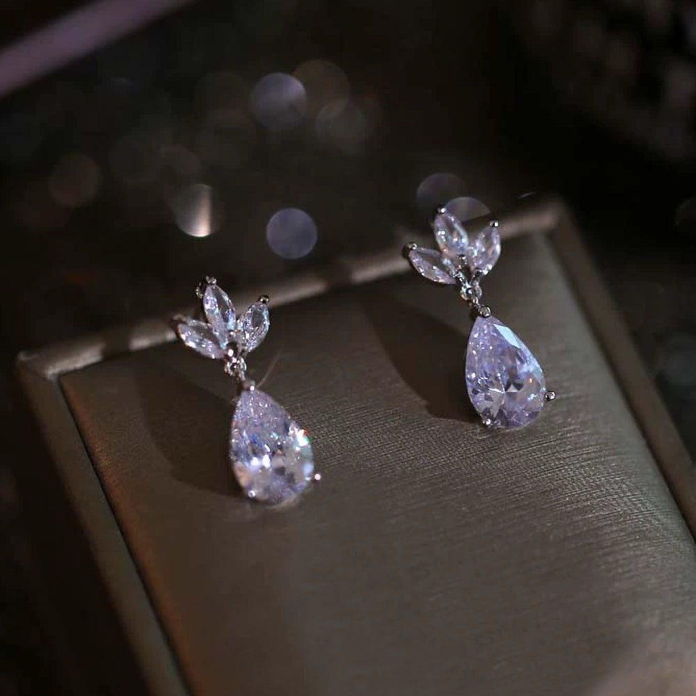Dainty Bridal Earrings