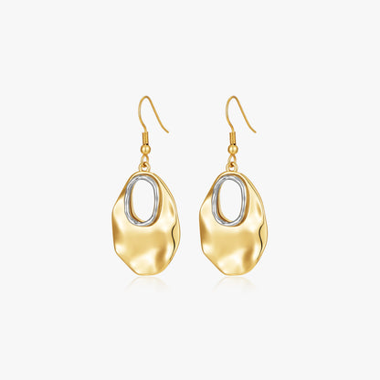 Geometric Hollow Dangle Earrings
