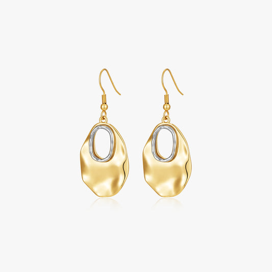 Geometric Hollow Dangle Earrings